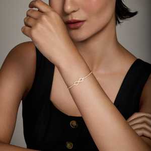 92.5 Silver Tennis <b>Bracelet</b> 191309 Rhodium or Gold Plated Rose Gold or Platinum Charm Key Pattern for Gift - Product Image 3