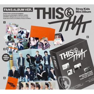 [SET][SALE] Stray Kids - THIS & THAT มินิอัลบั้มชุดที่ 10 พร้อมโฟโต้บุ๊ค 2 เล่ม + 8 และ + ชุดอัลบั้มเวอร์ชั่นแฟนคลับ - Product Image 2