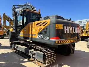Precio barato usado original Hyundai 220LC-9S excavadora sobre orugas usado Corea hizo excavadoras comerciales con alta condición - Product Image 3
