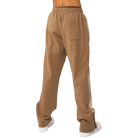 Pantalons de survêtement pour hommes, lavés, faible MOQ, molleton lourd, coupe droite, jambe extrêmement large, logo personnalisé, pantalons de jogging pour hommes