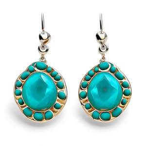 Boucles d'oreilles simples en argent sterling 925 plaqué or avec pierres précieuses naturelles pour femmes et filles - Product Image 3