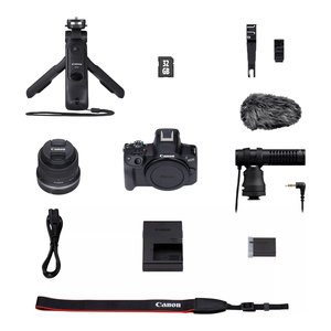 Kit Creator Negro 5811C035 para Cámara Digital sin Espejo EOS R50 de 24.2MP APS-C 24-105mm F/4 IS USM 15-35mm F/2.8L IS USM 70-200mm - Product Image 6
