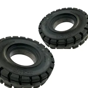 Truck Tire 5.00-8 Good Quality Using Natural Rubber As Material Application For Construction Works ISO Certification Packaging