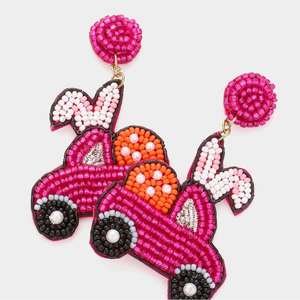 Pendientes bordados de estilo clásico, piezas de declaración ligeras, diseño personalizado, artesanías MD tradicionales elegantes para fiesta - Product Image 5