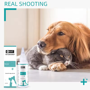 Productos para el Cuidado de Mascotas Personalizados de Fábrica, <span class=keywords><strong>Gotas</strong></span> para Oídos de 60 ml, Limpiador de Oídos de Gran Volumen, Tratamiento para Oídos de <span class=keywords><strong>Perros</strong></span> y Gatos - Product Image 6