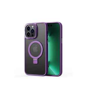 Coque en silicone premium Netzy Deep Purple pour support de charge sans fil compatible MagSafe pour iPhone 14 Pro - Product Image 1