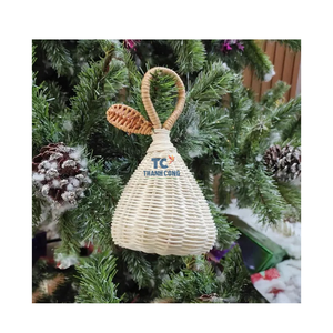 Ririececor oven horno amboo ell hristmas REE anganging namrnaments andycrafts uso Xmas - Product Image 4