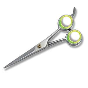 Tijera de corte de pelo personalizada con Cuchillas de acero afiladas Tijeras de peluquero de corte de pelo de peluquería de 6,0 "con bolsa - Product Image 4