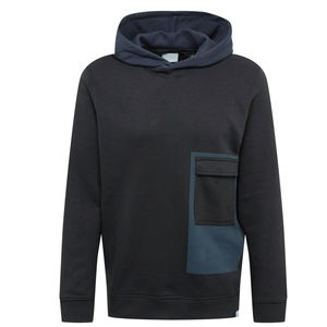 Sudadera con capucha personalizada de gran tamaño para hombre, sudadera informal con capucha de lana de algodón, sudaderas básicas holgadas a la moda, Sudadera con capucha - Product Image 1