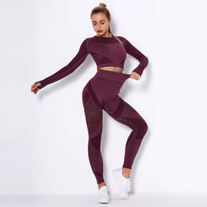 2025 Meilleure vente client demande Design Fitness Yoga Set Training & Running Wear 2 pièces Yoga Set pour femmes - Product Image 1