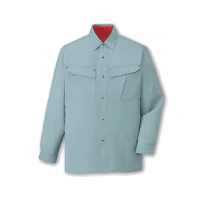 Camisas de ropa FR personalizadas resistentes al fuego 100% algodón ropa de trabajo camisas soldadura de seguridad camisa de manga completa para hombres venta en Pakistán - Product Image 6