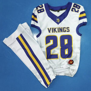 El mejor diseño de camiseta de fútbol americano OEM personalizado Fabricación fina Precio asequible Uniforme de fútbol americano - Product Image 2