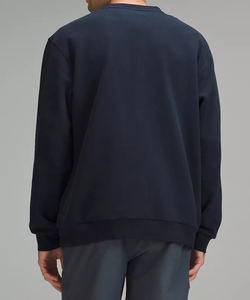 Sweat à capuche en molleton de coton personnalisé, couleur unie, sweat brodé, poignets côtelés, tissu chaud et durable pour l'hiver, vente en gros en vrac - Product Image 2