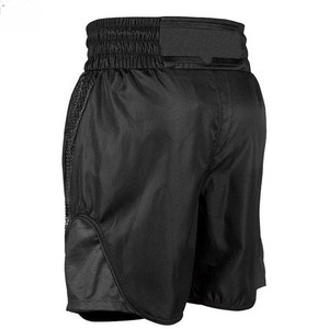 Short de sport d'entraînement personnalisé OEM de haute qualité pour hommes, vente en gros de pantalons thaïlandais pour équipement MMA, vêtements de boxe et d'arts martiaux - Product Image 4
