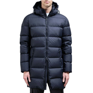 Vente en gros Veste bouffante longue et fine de haute qualité pour hommes, décontractée, avec fermeture éclair à l'avant, prix raisonnable direct de l'usine, vêtements d'hiver - Product Image 1