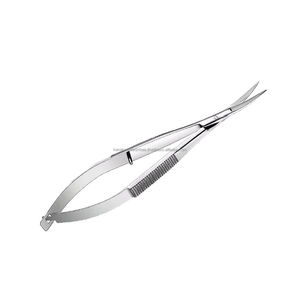 Tijeras de Manicura con Hoja Curva Extra Afilada, Tijeras de Acero para Cejas, Herramienta para Recortar Cejas y Bordar, Logotipo Personalizado OEM - Product Image 4