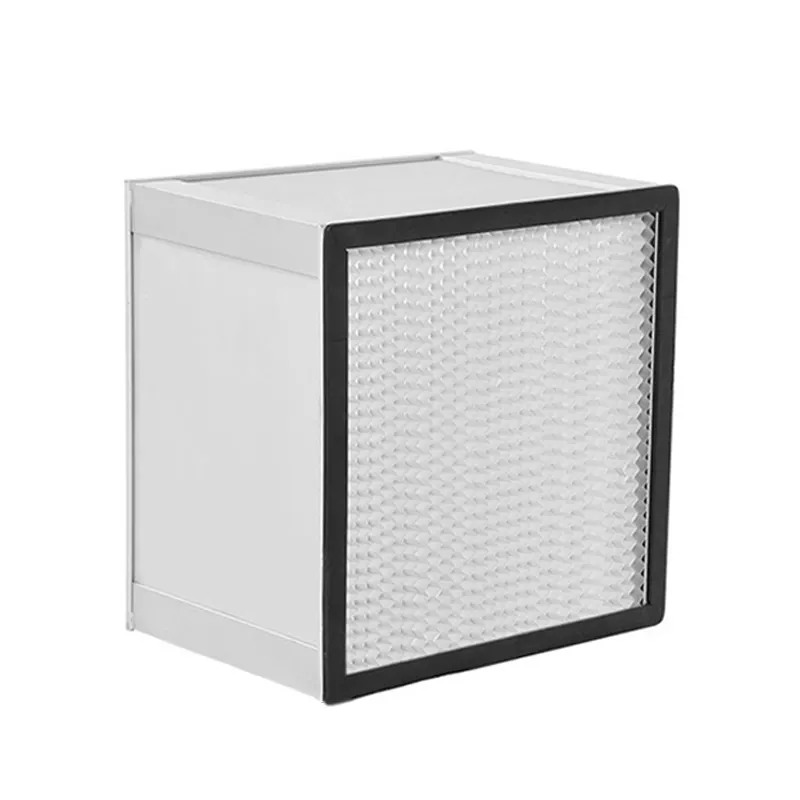 Limpiar taller partición H14 filtro de aire de alta eficiencia Pantalla de filtro HEPA resistente a altas temperaturas con filtro de partición