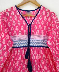 Femmes haute qualité caftan Maxi robe courte sans manches imprimé fleuri décontracté tenue de fête grande taille 6XL bouton décoration naturel - Product Image 4