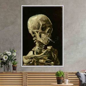 Vincent Van Gogh Inspired Printed Canvas Artwork, Elegant Wedding Gift,WHITE <b>FRAMED</b> CANVAS - Product Image 1