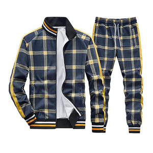 Vêtements de sport décontractés personnalisés couleur unie impression bouffante deux pièces à capuche ensembles de pantalons de survêtement à la mode survêtements d'hiver - Product Image 1