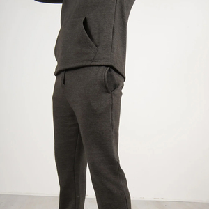 Ensemble de survêtement en molleton French Terry en coton mélangé polyester 400GSM, sweat-shirt oversize tendance, jogging décontracté pour hommes - Product Image 6