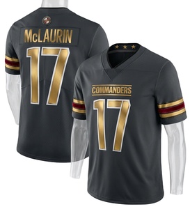 Camisetas de Fútbol Americano Sublimadas, Transpirables, de Secado Rápido, que Absorben la Humedad, con Nombre de Equipo Personalizado, Número, Logotipo Frontal, Uniforme para Niños - Product Image 3