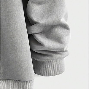 Sudadera con capucha de gran tamaño de moda 2025 de alta calidad con Capucha con cordón y mangas de contraste perfectas para ropa de calle - Product Image 4