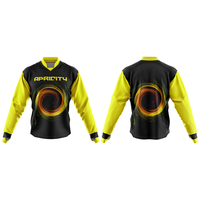 Maillot de paintball personnalisé pour homme, tactique, manches longues, rembourré, respirant, absorption de l'humidité, séchage rapide, polyester, uniforme d'équipe OEM
