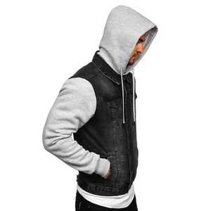 Hiver Personnalisé Vintage Loose Oversized All Over Digital Printed Jeans Jackets Hommes Vestes Hommes, Vestes Homme, Veste pour homme - Product Image 4