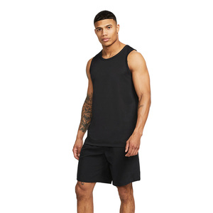 Meilleure qualité respirant grande taille hommes débardeurs tricoté tissage broderie mise à niveau votre garde-robe d'entraînement tarifs de gros - Product Image 1