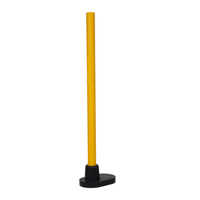 Offre spéciale souche de cible en plastique à base de caoutchouc jaune durable Logo personnalisé équipement d'entraînement de cricket intérieur/extérieur de haute qualité