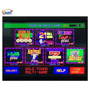 FOX 340s papan game sentuh emas mesin game koin video game arcade juego de tragamonebas WMS 550 Pot produsen emas