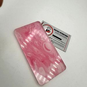 แผ่นอะคริลิคต่อขนตาลายดอกไม้สี่เหลี่ยมผีเสื้อสีชมพูแบบมืออาชีพอเนกประสงค์เป็นมิตรกับสิ่งแวดล้อม - Product Image 2