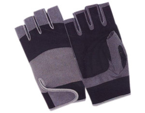 Unisex Custom Logo Lightweight 3-Piece Half Finger Zipper Closure Leather <b>Weight</b> Lifting <b>Gloves</b> Black Set for Fitness <b>Training</b> - Product Image 3