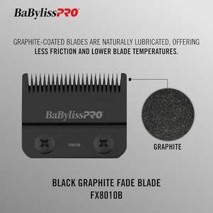 Cuchilla de Repuesto Profesional FX8010B para Recortar el Cabello, de Grafito, para Máquina de Cortar Cabello, de Acero Inoxidable, Eléctrica, con Batería USB - Product Image 5