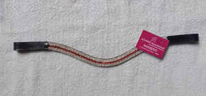Brida de Cuero de Excelente Calidad con Diadema de Cristal de 5 Hileras, Productos Ecuestres Premium - Product Image 3