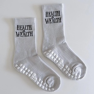 Venta al por mayor logotipo personalizado Jacquard antideslizante agarre inferior algodón tripulación Calcetines deportivos hombres mujeres para Yoga Pilates Barre pedido al por mayor - Product Image 2