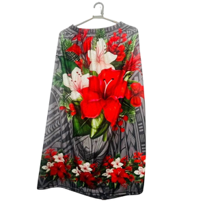 Falda Maxi Floral Vibrante Estilo Africano Tradicional para Mujer, Falda con Estampado Africano de Nueva Llegada, Bordado Floral y de Gallo - Product Image 6