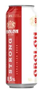 Bière forte Obolon 0,5L 8,5% en canette, style champagne premium, bière ukrainienne - Product Image 2
