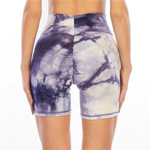 2025 logotipo personalizado mujeres cintura alta sin costuras Slim Fit leggings Unisex compresión Butt Scrunch pantalones cortos de entrenamiento de secado rápido para mujeres - Product Image 6