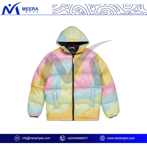 Chaqueta acolchada con soporte para hombre hecha a medida, impermeable, a prueba de viento, abrigo de invierno aislado, marca de empresa para uniformes de Club deportivo - Product Image 4