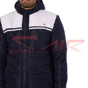 Vêtements pour hommes Veste polaire d'hiver épaisse à capuche en duvet personnalisé de luxe en Offre Spéciale pour hommes - Product Image 5