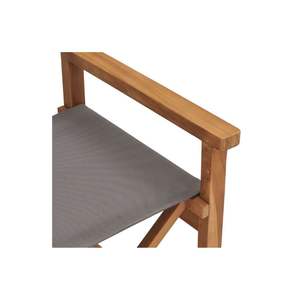 Chaise pliante légère - Design moderne et minimaliste en bois de teck pour les espaces extérieurs, les parcs et les villas, confortable et durable - Product Image 4