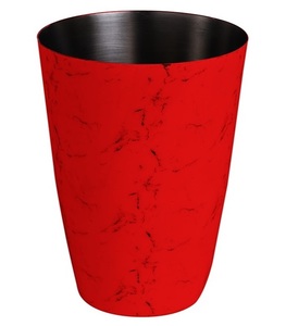 บอสตันเขย่าโลหะเคลือบสีแดงและสีขาว - Product Image 2