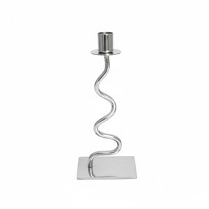 Bougeoir en fonte noire de conception moderne en gros, support de bougeoir en métal décoratif pour la décoration de la maison et les événements en vente - Product Image 5