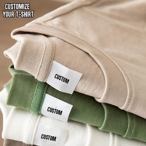 T-shirts décontractés pour hommes en coton 100% de haute qualité, avec logo personnalisé, col rond, impression sur le devant, manches courtes, vente en gros - Product Image 1