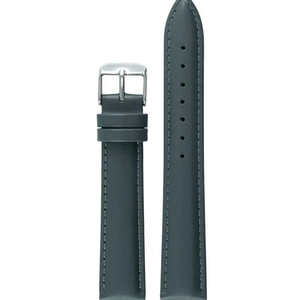 Correa de Reloj Inteligente Unisex 669 Gris Oscuro, de Cuero Genuino de Lujo, Ligera, Impermeable, Transpirable, con Hebilla de Acero Inoxidable, Suave y Duradera - Product Image 1