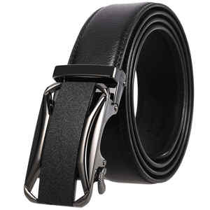 Ceinture décontractée vintage pour homme en cuir de vache véritable avec boucle en cuivre, durable, largeur 38 mm, longueur 110-125 cm - Product Image 3