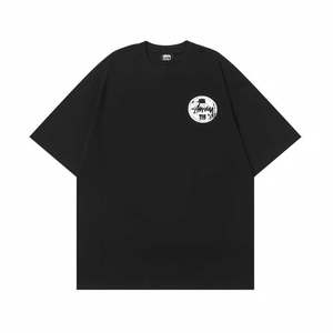 Nouveau T-shirt à manches courtes en jersey 100% coton de haute qualité pour homme, coupe ample, motif à carreaux, design vierge, logo personnalisé, respirant - Product Image 3