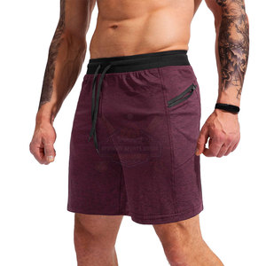 Short de gym pour hommes grande taille personnalisé en gros coupe ample et cordon de serrage 100% coton motif solide style décontracté vente en ligne - Product Image 1